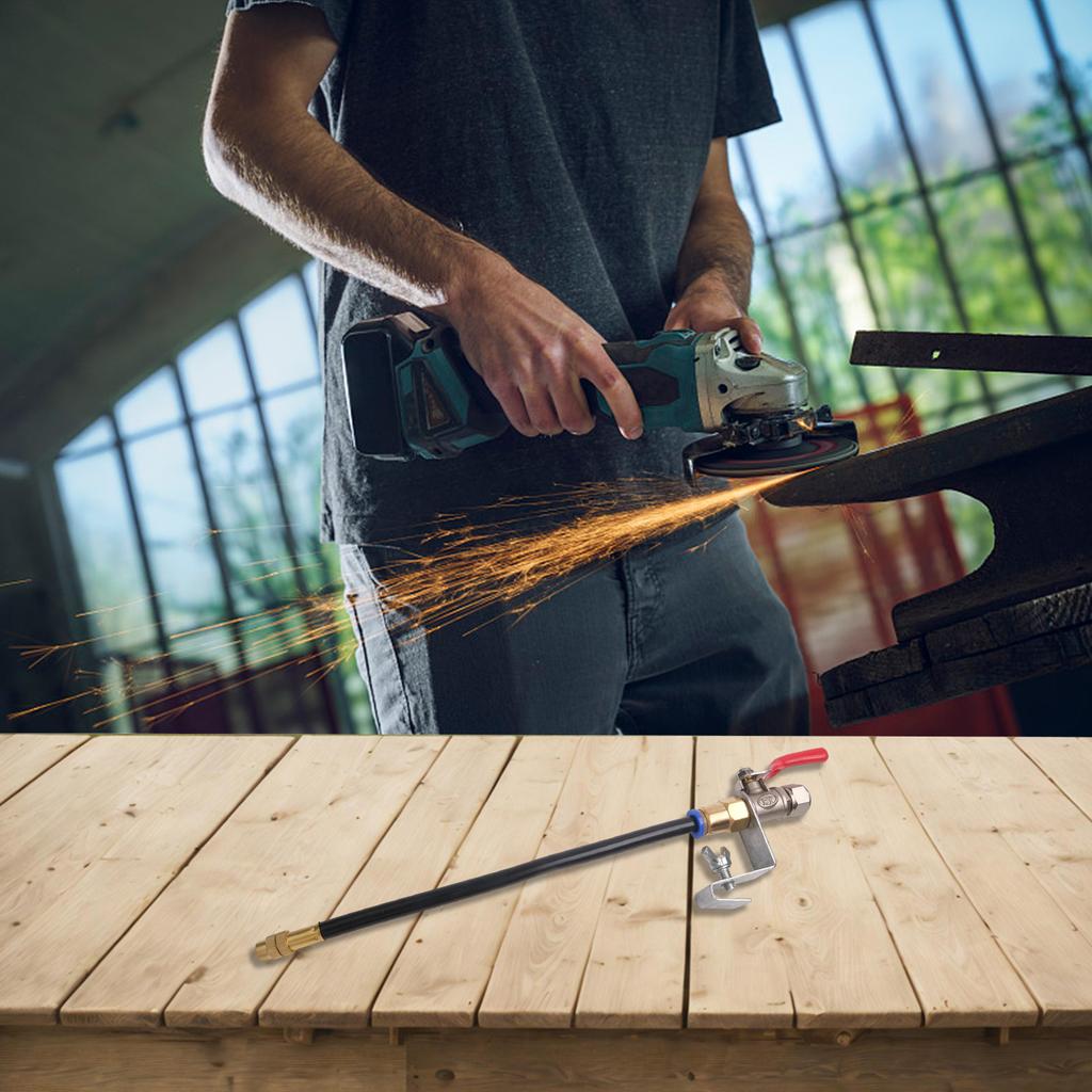 Angle Grinder Accessory Cutting Machine Tube Adjustable Tube Size Easy Installation Flexible Tube Metal Construction Quick Setup