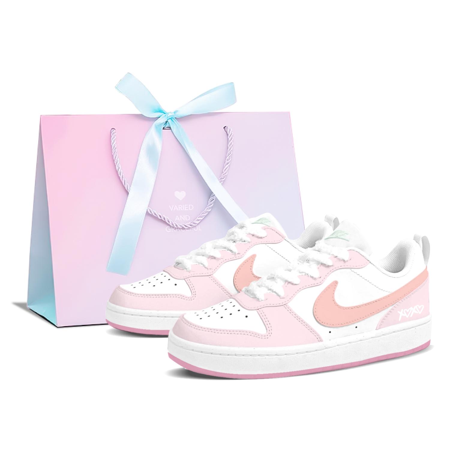

Nike Court Borough Strawberry Jelly Low top Skateboard Shoes Women s Orange Pink DV5456-111(Team1121-) 40