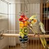 Bird Food Holder Foraging Treat Tray Bird Bowls for Cage for Parakeet Cockatiel Parrot Conure Canary Quaker Finch Pet
