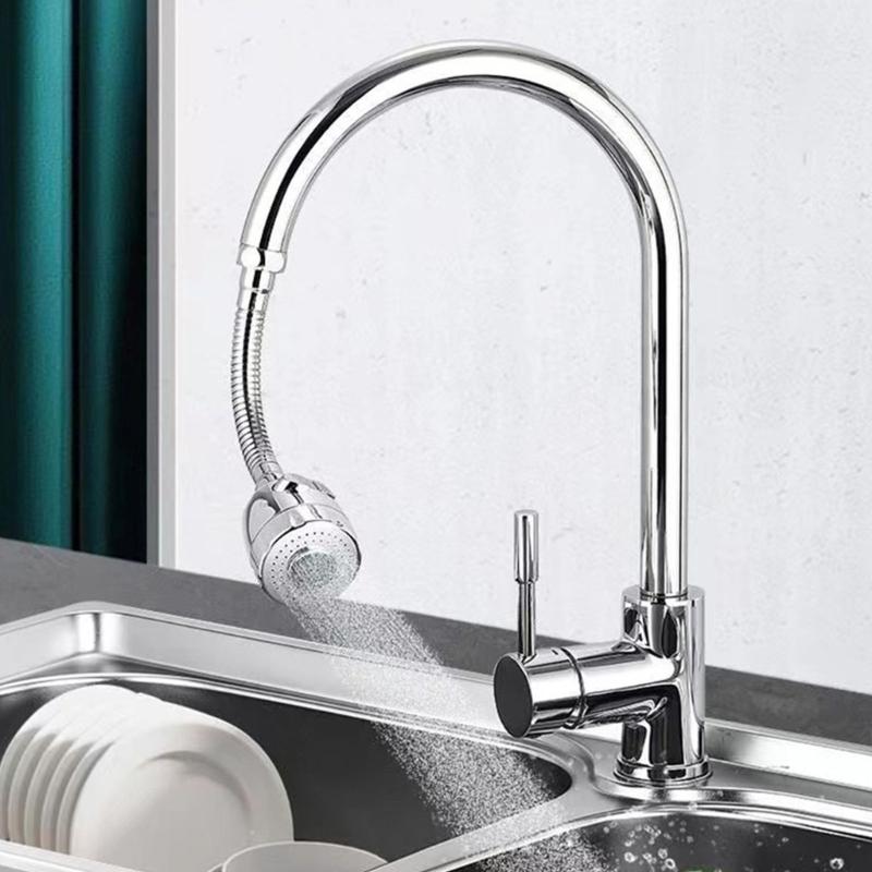 360 Kitchen Faucet ABS Water Saving Adapter Easy Install  For Bathroom Sink
