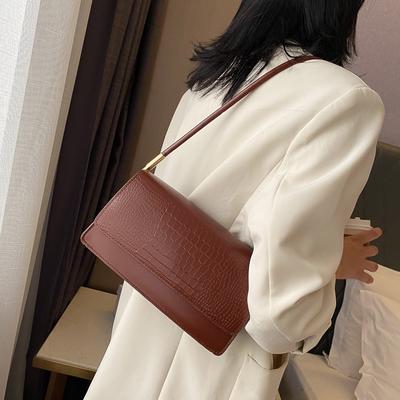 Bag Women's 2020 New Niche Simple Retro Handbag Women's Versatile Bag Underarm Shoulder Bag