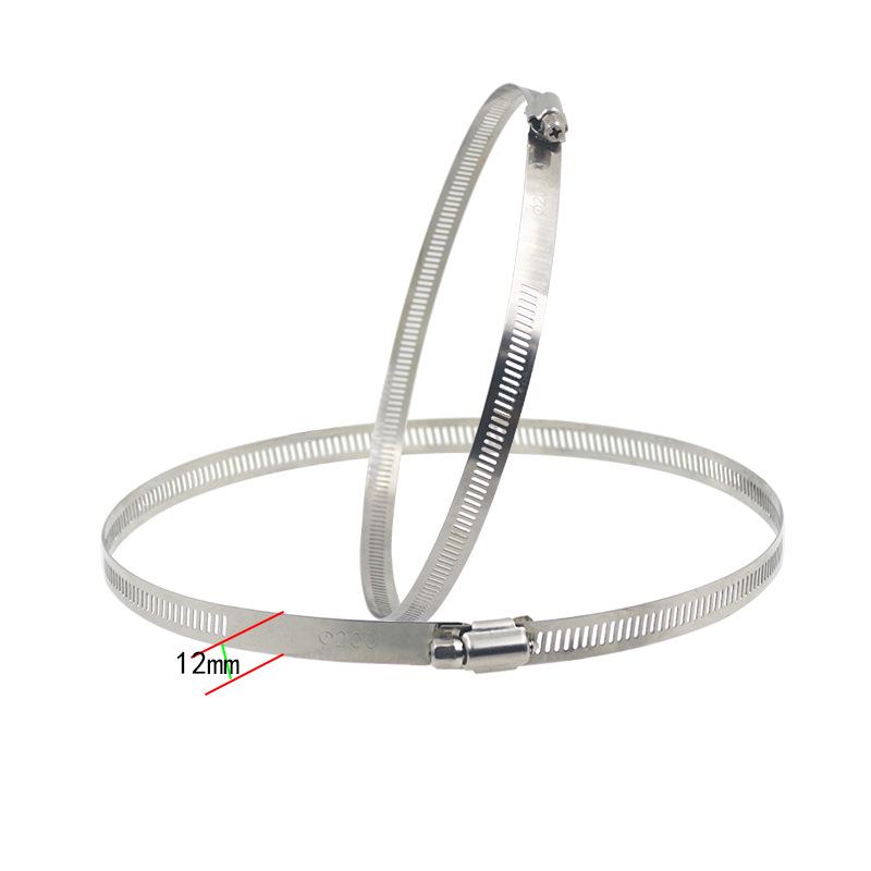 Univerzální nerezový držák hadicové svorky pro venkovní použití pro sledovací kamery a pouliční osvětlení, vodotěsný.