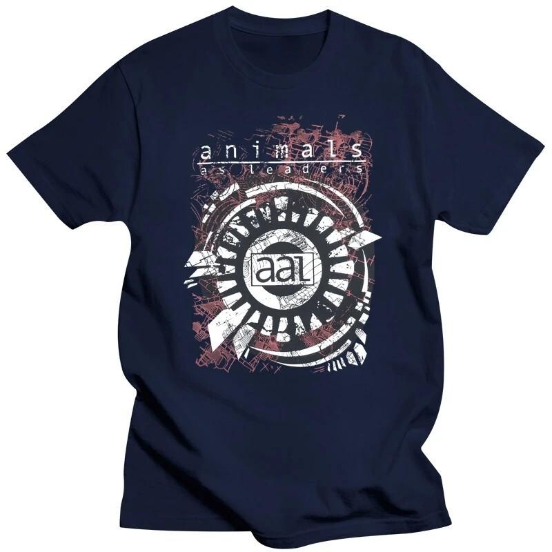 Vtg Animals as Leaders Band Heavy Cotton Navy Full Size Unisex Shirt BL081 M