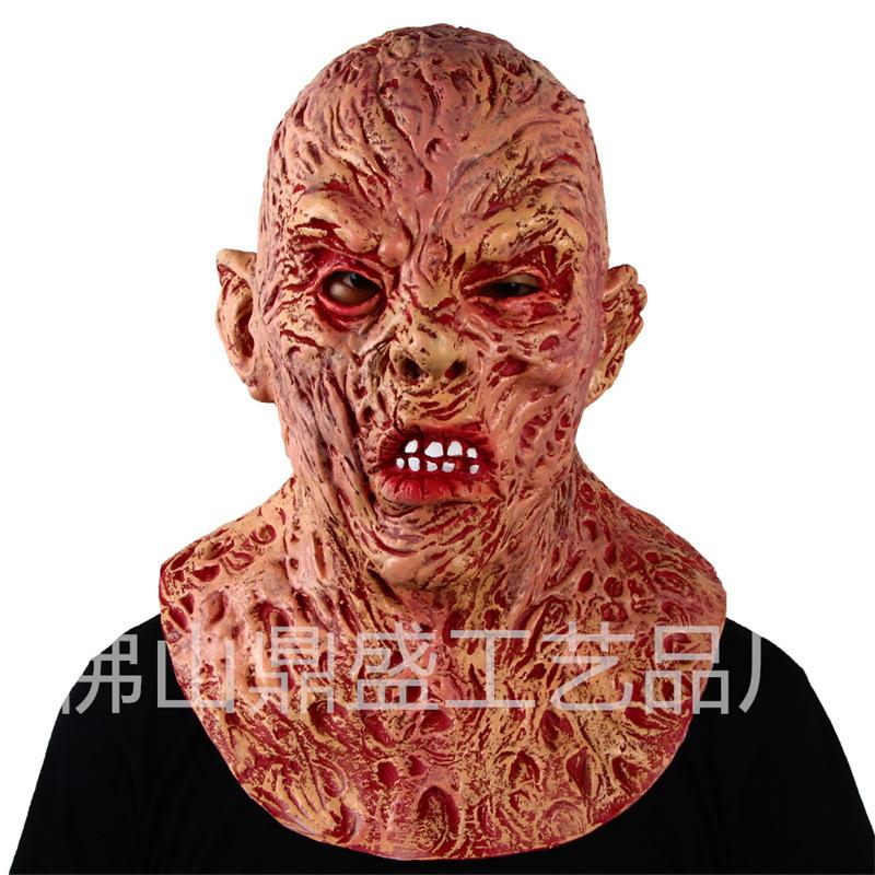Jason Freddy latex mask Halloween event costume props haunted house horror biohazard zombie movie headgear