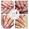 6Pcs Diamond Sand Nail Drill Bits Multi Functional Cuticle Polishing Set for Electric Manicure File Nail Care Routine Use