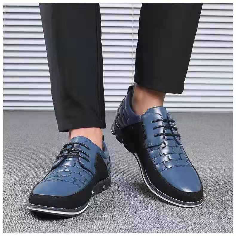 

New spring and autumn men s shoes business casual shoes sports trendy shoes extra large size men s leather shoes breathable men s shoes 48