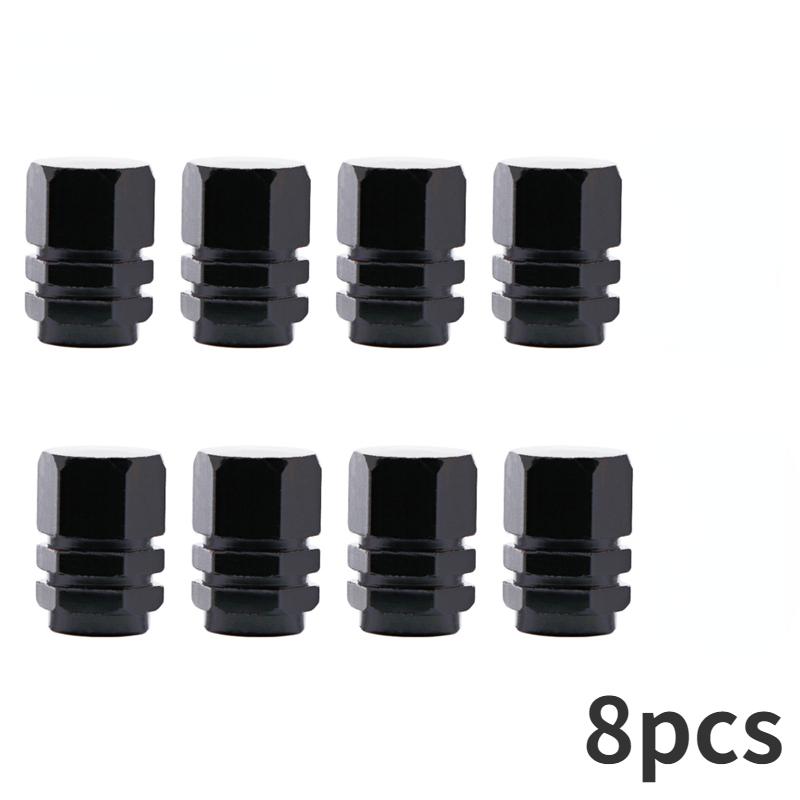 8/4PCS Car Wheel Tire Valve Caps Aluminum Alloy Car Tire Valve Tyre Caps Stem Air Cap Airtight Cover Auto Motorcycle Accessories