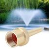 Brass Direct Fountain Nozzle Female Screw Connection Spherical Joint Adjustable Direct Fountain Nozzle for Pond Garden G1in