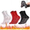 3 Pairs of Self-heating Tourmaline Acupressure Shaping Socks, Tourmaline Slimming Health Sock