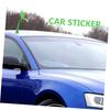 IMIKEYA 3D Car Roof Decoration Spout Sticker Durable Foam Bumper Decal Green Grass Universal Car Top Protection Cover