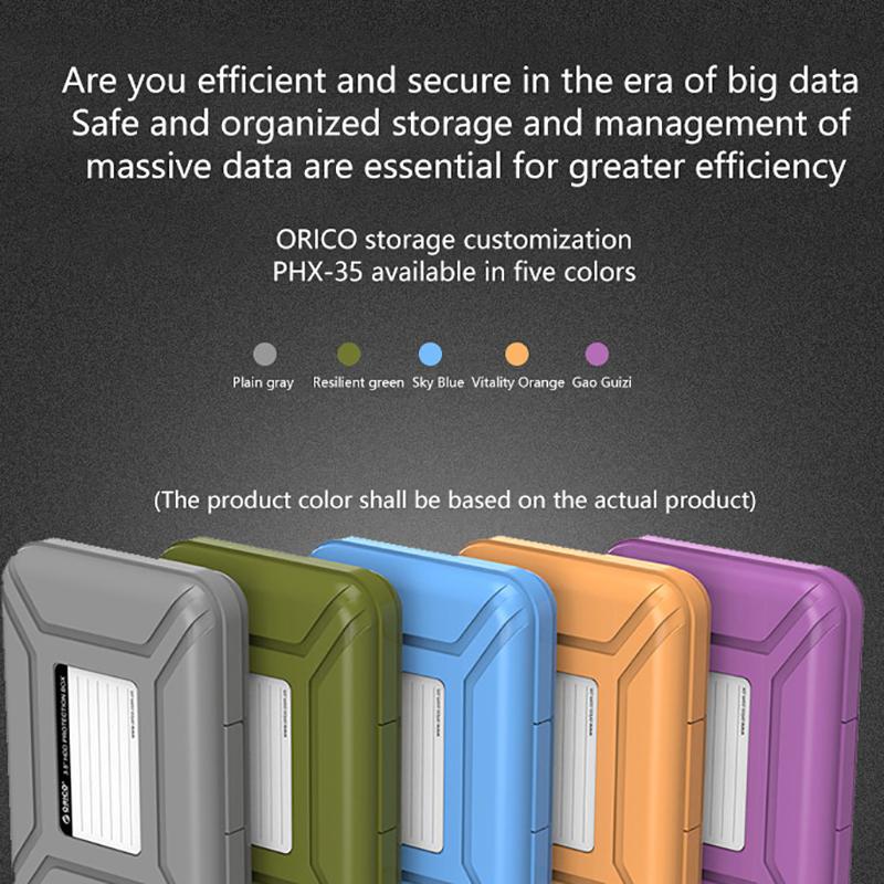 3,5 İnç Taşınabilir Sabit Disk Çantaları ve Kılıfları Hdd Koruyucu Neme Dayanıklı Saklama Kutusu Hdd İçin Siyah Sabit Disk Kutusu