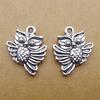 B6191 15x19mm Antique Silver Owl Jewelry Charms, 100pcs, 1.8g Each