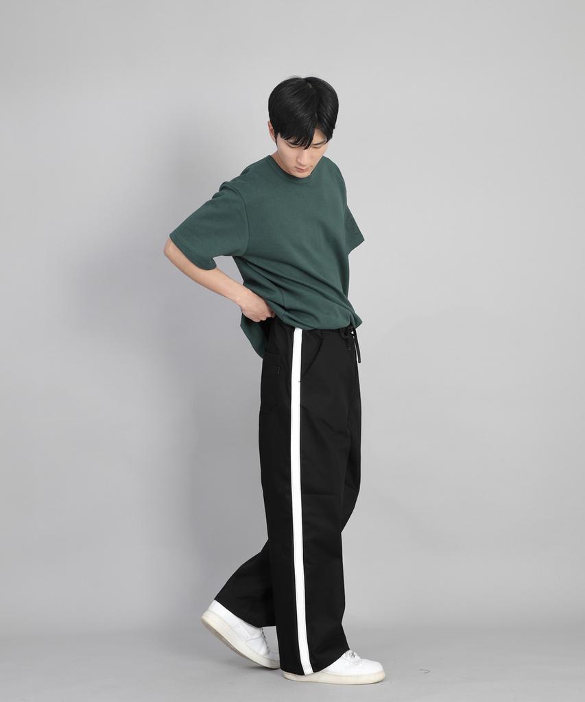 Seinteukeulu White P-Line Ex Wide Pants Plw-341 Black