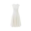 LANGZI French Elegant Sleeveless A-Line Midi Dress