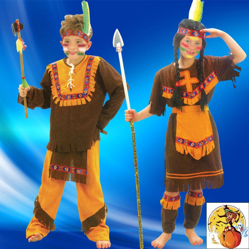 Children's Wild Indigenous Costumes for Halloween - Boys' and Girls' Indian Outfits for Sale