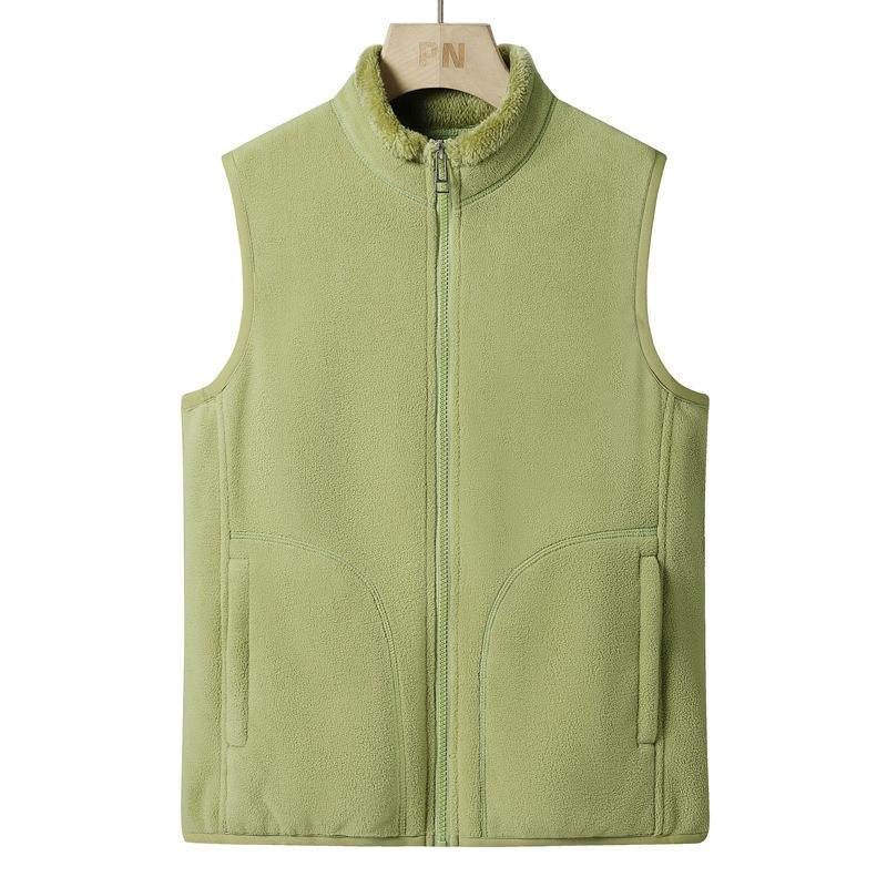 Unisex Sleeveless Warm Vest Inner Outer Wear Casual Waistcoat