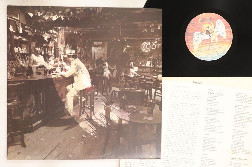LP Record LED ZEPPELIN - In Through The Out Door P10726N SWAN SONG 1979 Japan Rock Used