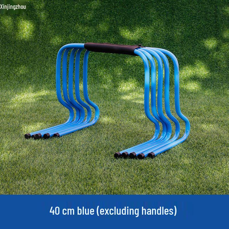 Xinjingzhou Kids 40cm Blue Training Hurdles (Set of 10)