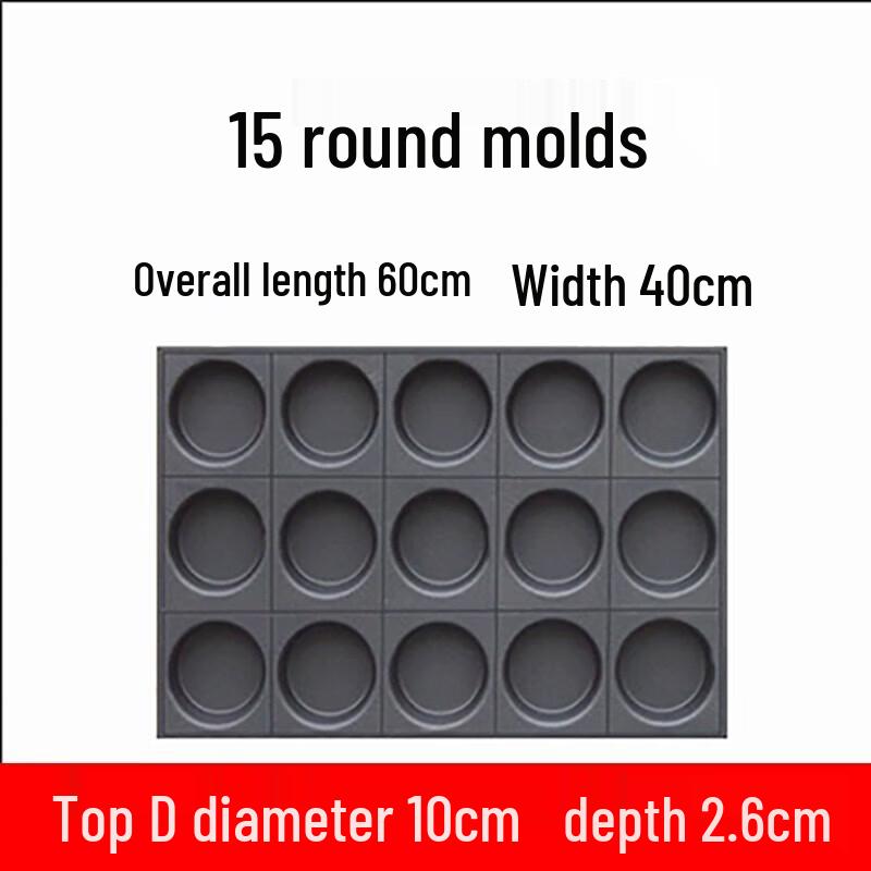 Ningzhao Non-stick 24-Cavity Round Cake Mold