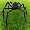 A 59.06inch Giant Black Spider, Suitable for Indoor and Outdoor Halloween Decoration, Family Parties, Courtyard Haunted House Decoration