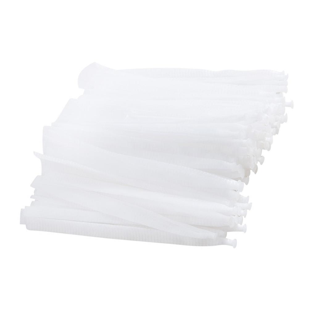 100 STÜCKE Spülen Sieb Netzbeutel PE Einweg Anti Verstopfung Elastisches Spülen Sieb Müllfilterbeutel