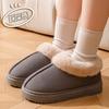 Bag and Wool Cotton Slippers Winter High-top Thick-soled Plush Snow Boots Integrated Thermal Cotton Slippers