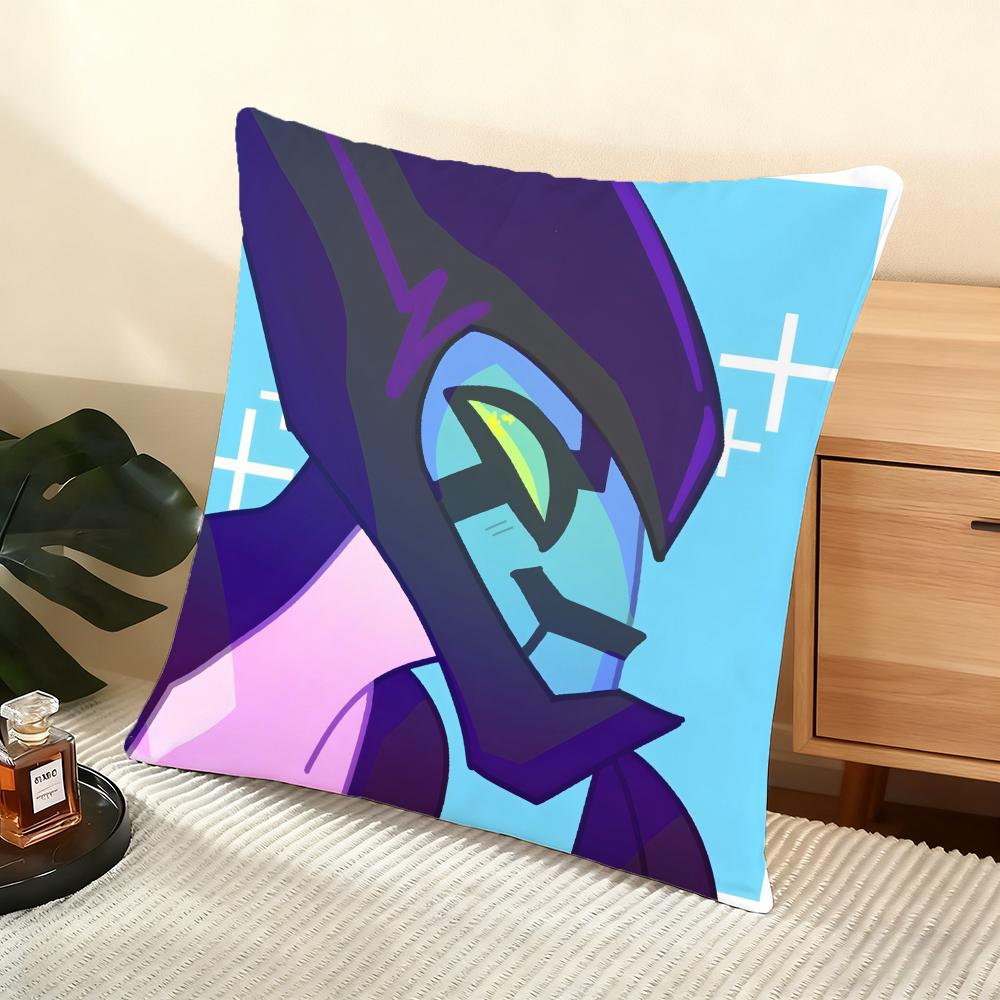 Cartoon BBen Cushion Cover Soft Short Plush Pillow Cover Smooth Cozy Texture Aesthetic Cushion Case Home Decor