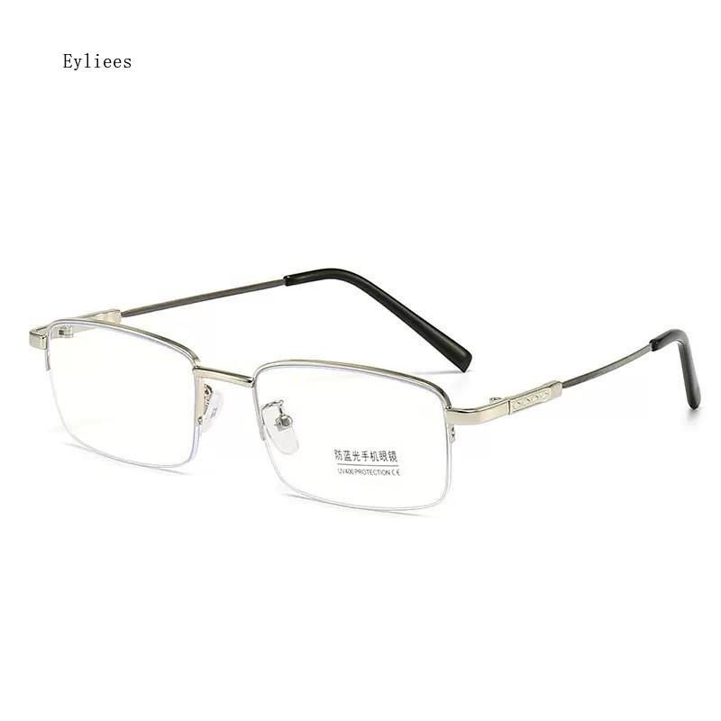 

Классические очки для чтения в полуободковой оправе Мужские Женские Модные Прямоугольные Очки для Пресбиопии Деловые Очки при Гиперметропии Очки с Защитой от Синего Света 4