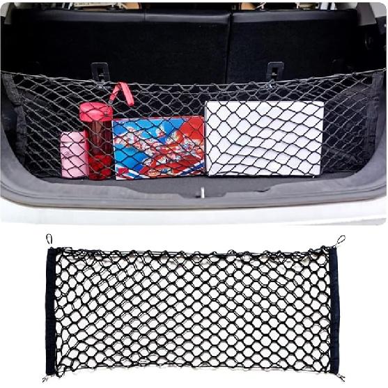Car Rear Cargo Net With Good Elasticity&Tensile Strength Trunk Net Organizer For SUV Truck,Ideal Car Net Keeps Overlanding Accessories (L