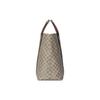 Gucci Double G Logo Canvas Tote Bag Men Tote Bags Beige Ebony 763287-fachl-8844