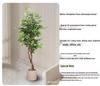 Artificial Banyan Tree for Indoor Decoration - Large, Lifelike Green Bonsai for Living Room Landscaping
