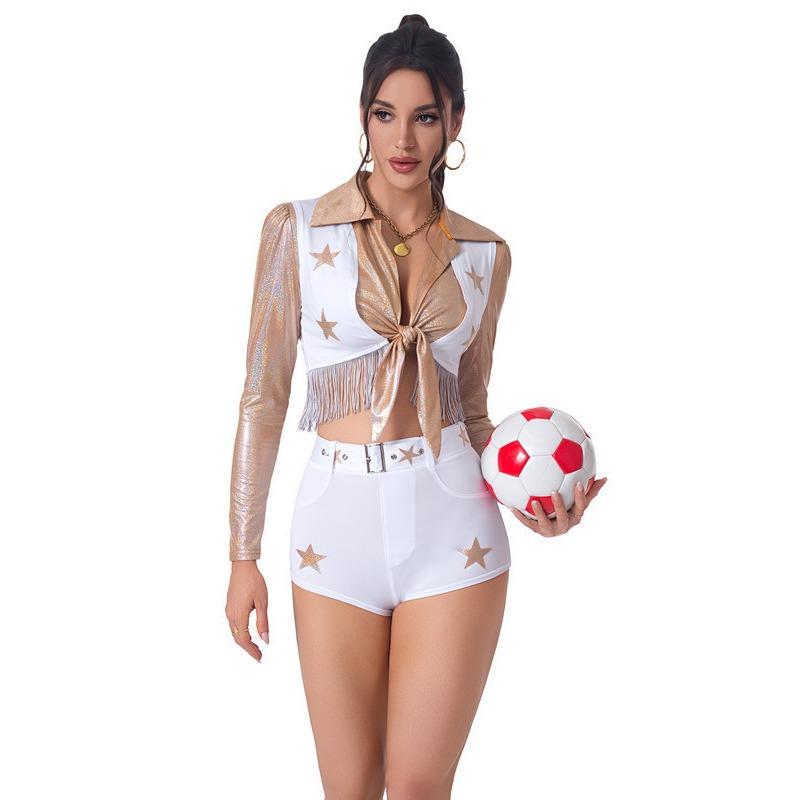 World Cup Basketball Soccer Baby Sexy Cheerleading, Lala Fucking Soccer Three-piece Costume