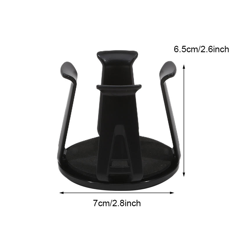 1Pcs Car Beverage Holder Adhesive Cup Storage Rack Car Cup Bottle Holder Multifunction Drink Rack Auto Accessories Black