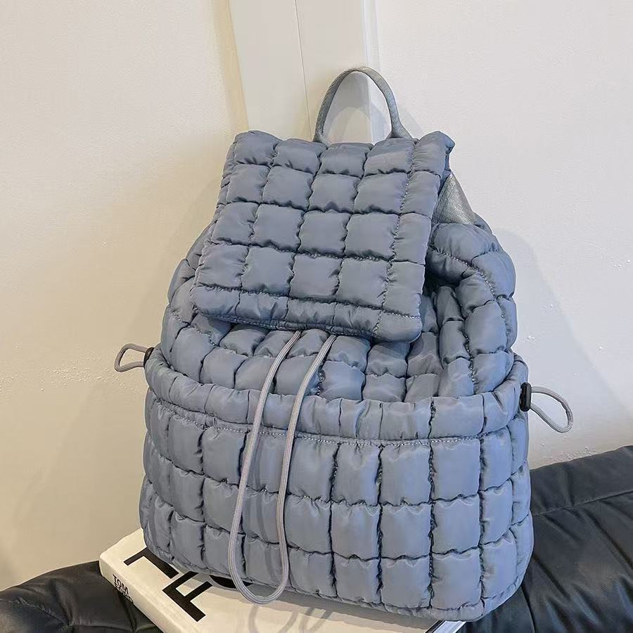 Simple Cloud Style Womens Puffy Backpack With Durable Polyester For City Commuting And Casual Outings