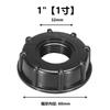 3PCS Chemical drums, urea drums, iBC ton drums, plastic joints, 4 minutes, 6 minutes, 1 inch, thick inner thread [concave]