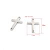 Semitree 5 Stück/Los Edelstahl Kreuz Armband Verbinder Halskette Anhänger DIY Schmuckherstellung Handgefertigte Accessoires