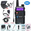 1/2 Pcs Baofeng UV-5R 5W 8W True High Power Walkie Talkie Long Range 10km FM Two Way Portable Radio UV5R Handheld Transceiver
