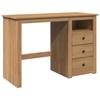 VidaXL Bureau Panama 112x45x75 cm bois massif de pin, bureau de travail, bureau d'étude, bureau à domicile, bureau 4016389