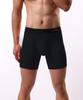 Lube Skin Core Seamless Fusing 60-Count Modal Long Boxer Briefs Men'S Underwear 2-Set