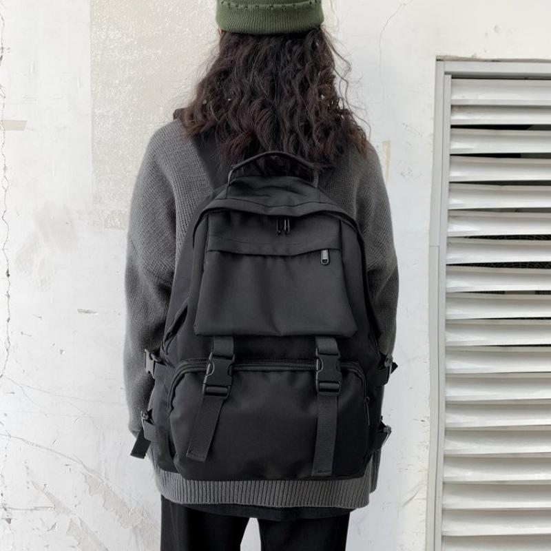 Schultasche weiblich koreanische Version High School Harajuku ulzzang Student vielseitig Ins Rucksack große Kapazität dunkler Rucksack männlich