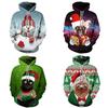 Luxuriously Comfortable Men Women Christmas Hoodie With Snowman 3d Print Design