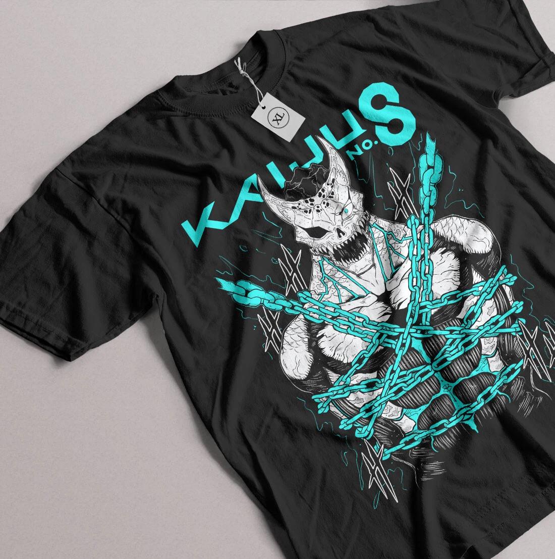 

Kaiju No 8 Mina Shiro Kaiju T-Shirt Otaku Anime Soft Tee Gift Shirt All Size S