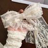 Large Lace Embroidery Hair Clip French Style Women Hairpin Elegant Lace Bow Hair Clip  Headdress