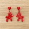 Cartoon Horse New Year Horse Earrings Fashion Jewelry Horse Drop Earrings  Gift