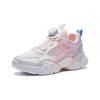 Anta Kids Non-Slip Wear-Resistant Breathable Low-Top Casual Shoes Men Casual Shoes White Pink Purple A322428801-2