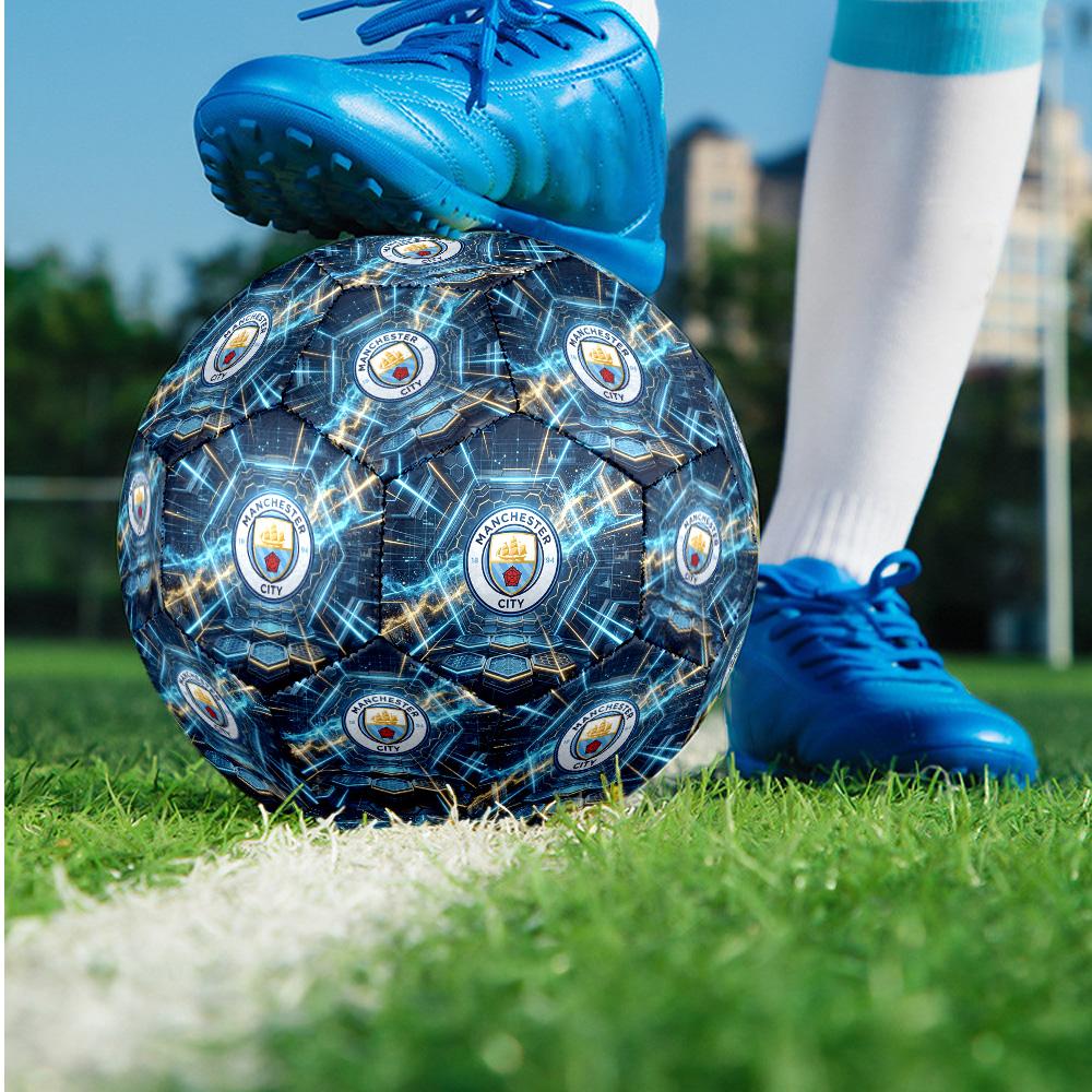Manchester City Theme soccer ball Size 5 Soccer Ball Soft Touch Professional Training Football for Outdoor Sports