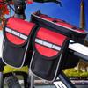 Waterproof Bicycle Top Tube Bag with Rain Cover - Four-in-One Mountain Bike Front Bag