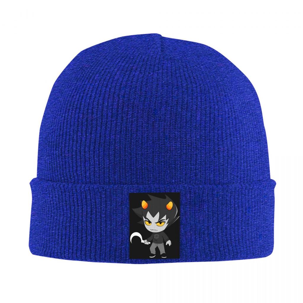 Homestucks Karkat Vantas Warm Knitted Cap Hip Hop Bonnet Hat Autumn Winter Outdoor Beanies Hats for Men Women Adult