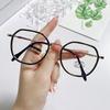 Korean-Style Anti-Blue Light Retro Polygon Glasses for Women