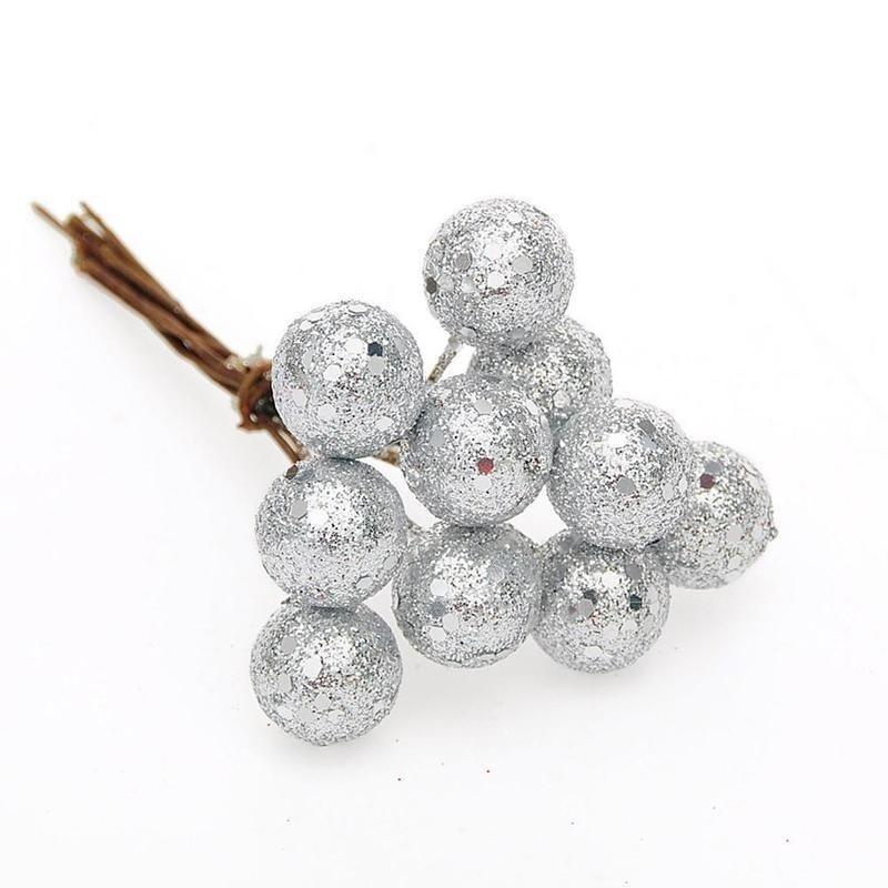 30 Pcs Hot New Fruit Hanging Christmas Tree Decor Ornament Ball Xmas Baubles